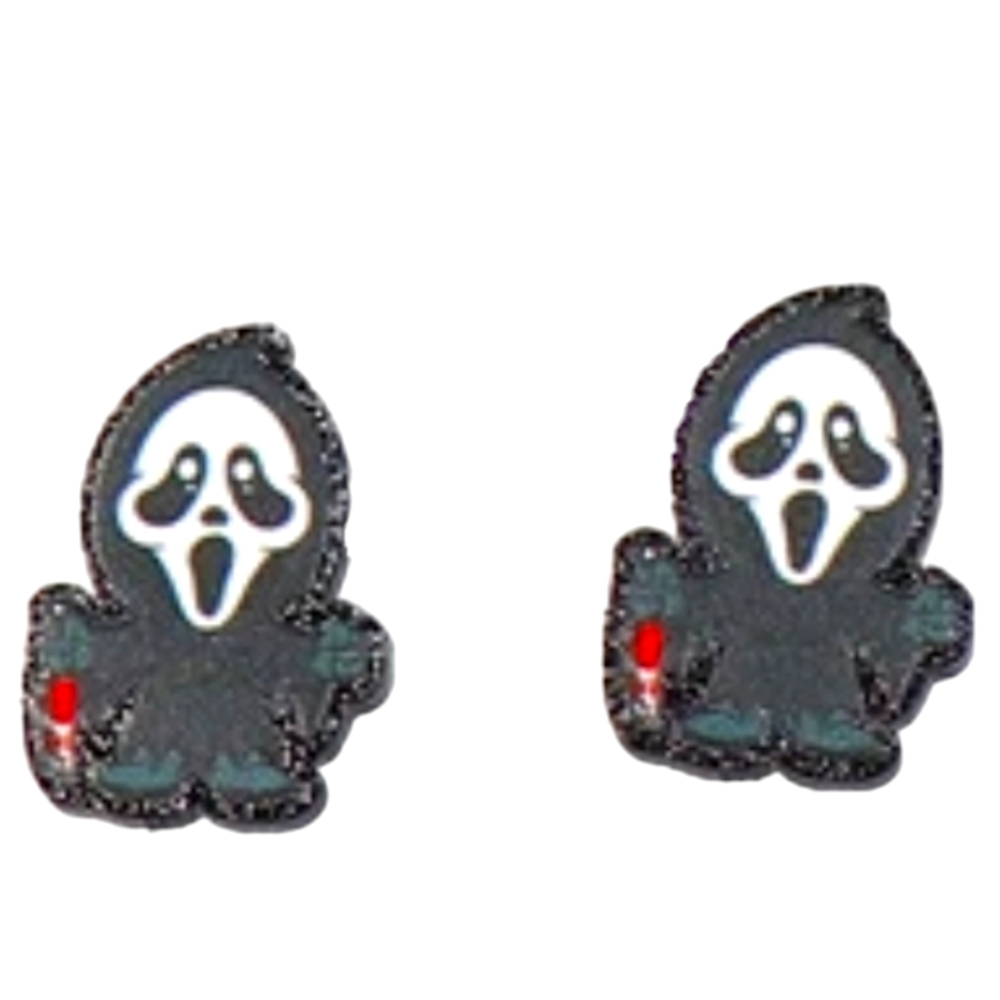 Ghostface stud earrings